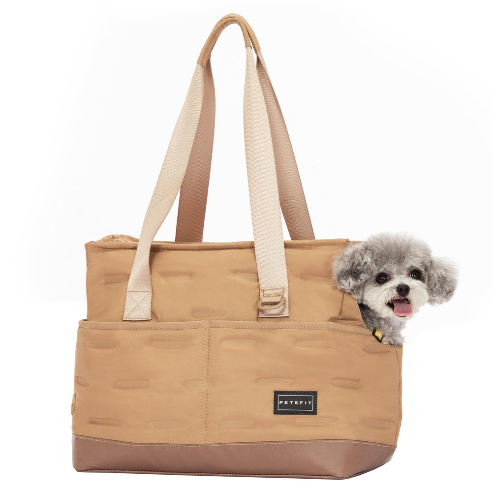 Petsfit Small Dog Carrier Purse front view for easy daily outings with small pets
