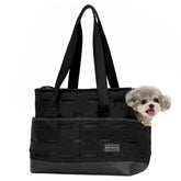 Petsfit small dog purse carrier side view highlights compact, portable design for daily outings.