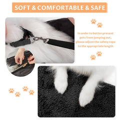 Petsfit small dog purse carrier top view shows comfortable fit for small pets during travel.