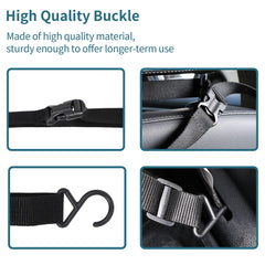 Petsfit top buckles attach to headrests for quick setup