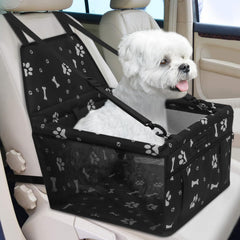 PetsHome dog car seat folded booster setup promotes secure travel