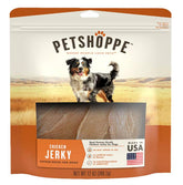 PetShoppe Premium Chicken Jerky packaged for freshness and easy storage