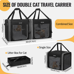 Petskd litter box included 16x10x4 inches for on-the-go relief