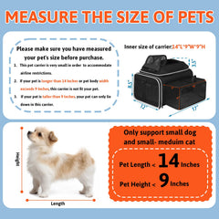 Petskd expandable space increases movement for small cats and dogs during trips.