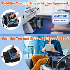 Petskd side-expansion-view demonstrates more room for stretching on the go