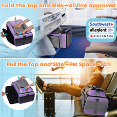 Petskd under-seat view highlights Southwest and Allegiant travel compatibility