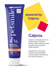 Petsmile Calprox pellicle-dissolution visual hints at plaque and tartar control potential