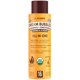Petsmont Dream Bubbles 2in1 bottle front for dogs and cats promotes easy grooming.