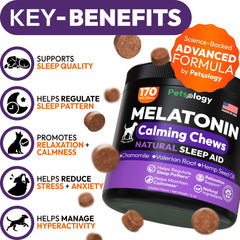 Petsology 170-dog-melatonin-chews closeup shows appealing chews your dog may enjoy before bed.