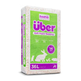 PETSPICK Uber Soft Paper Bedding in a small animal cage creates a cozy habitat.
