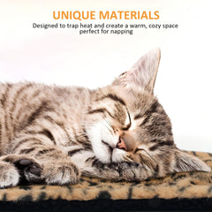 PetTemp self-warming cat bed pad closeup fabric highlights soft surface for paw comfort