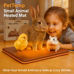PetTemp heating pad side view highlights slim profile for discreet placement