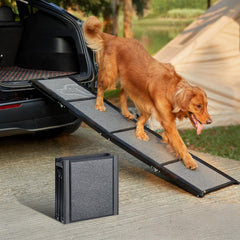 PetThem dog ramp 63inch extended in car aiding easy entry