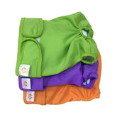 PETTING IS CARING diaper solid design closeup for secure fit