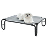 Pettycare elevated dog bed assembly view shows quick setup for small dogs