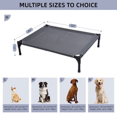Pettycare dog bed with non-slip feet provides stable support during hops on/off.