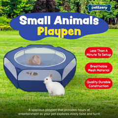 Pettzery playpen waterproof-material protects floors during indoor and outdoor use.