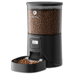 PETULTRA Automatic Cat Feeder front view demonstrates scheduled meals for busy households.