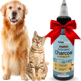PetVet Medic beef-flavored charcoal gel bottle ready for quick toxin binding