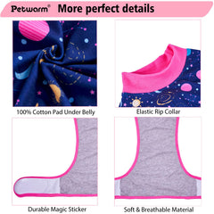 PetWarm dog abdominal protection panel image highlighting gentle coverage