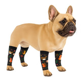 Petwarm dog recovery leg sleeves Fox Forest print pack shot for reliable leg protection.