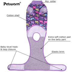 PetWarm Recovery Suit side view emphasizes secure fit and flexibility for daily wear