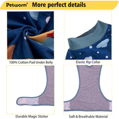 PetWarm Suit prevents licking and scratching to help during wear
