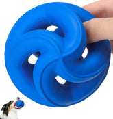 PetZee indestructible twist-ball toy for powerful chewers promotes durable chew sessions.