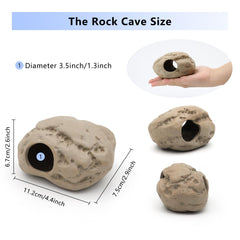 Pewyoke betta tank ceramic habitat highlights safe, smooth surfaces for fish.