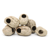 Pewyoke stackable ceramic cave set offers modular hiding spots for betta aquariums.