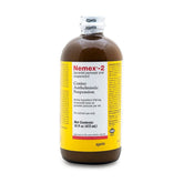 Pfizer Nemex 16 oz bottle pour for convenient worm control in dogs.