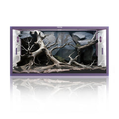 Phailozoo 120G Bearded Dragon Tank front view highlighting spacious, safe enclosure for easy viewing