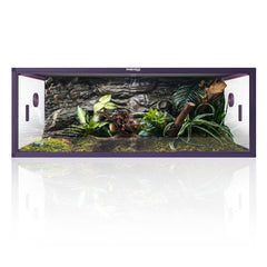 Phailozoo 85 gallon tank front view with easy-access front opening for maintenance.