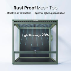 Phailozoo MagicCube side glass panel for clear reptile visibility