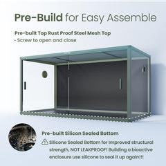 Phailozoo tempered glass doors close-up emphasizing durability and scratch resistance.