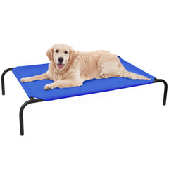 PHYEX Elevated Dog Bed frame-assembly highlights sturdy frame for easy setup and lasting support
