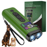 Phzibor dog bark deterrent device shows 65ft range for outdoor training.