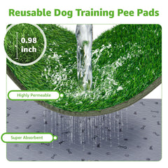 PICK FOR LIFE dog grass mat durable materials withstand sun and rain for longevity.