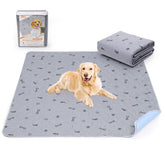 PICK FOR LIFE dog pee pad 34x52 laid flat to absorb moisture quickly and prevent puddles.