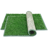 PICK FOR LIFE dog potty grass pad 2-pack provides a durable, washable surface for indoor use.