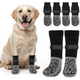 Pick For Life non-slip dog socks with grippers provide secure traction on floors.