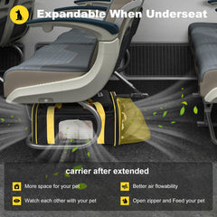Pidipiti carrier with double metal frame keeps its shape during travel.