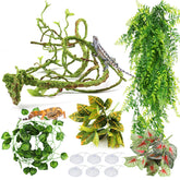 PietyPet bendable reptile leaves for lifelike arboreal enclosure styling.