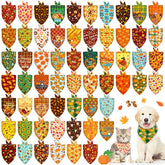 Piklodo Thanksgiving dog bandanas with 60 patterns ideal for festive pet photos.