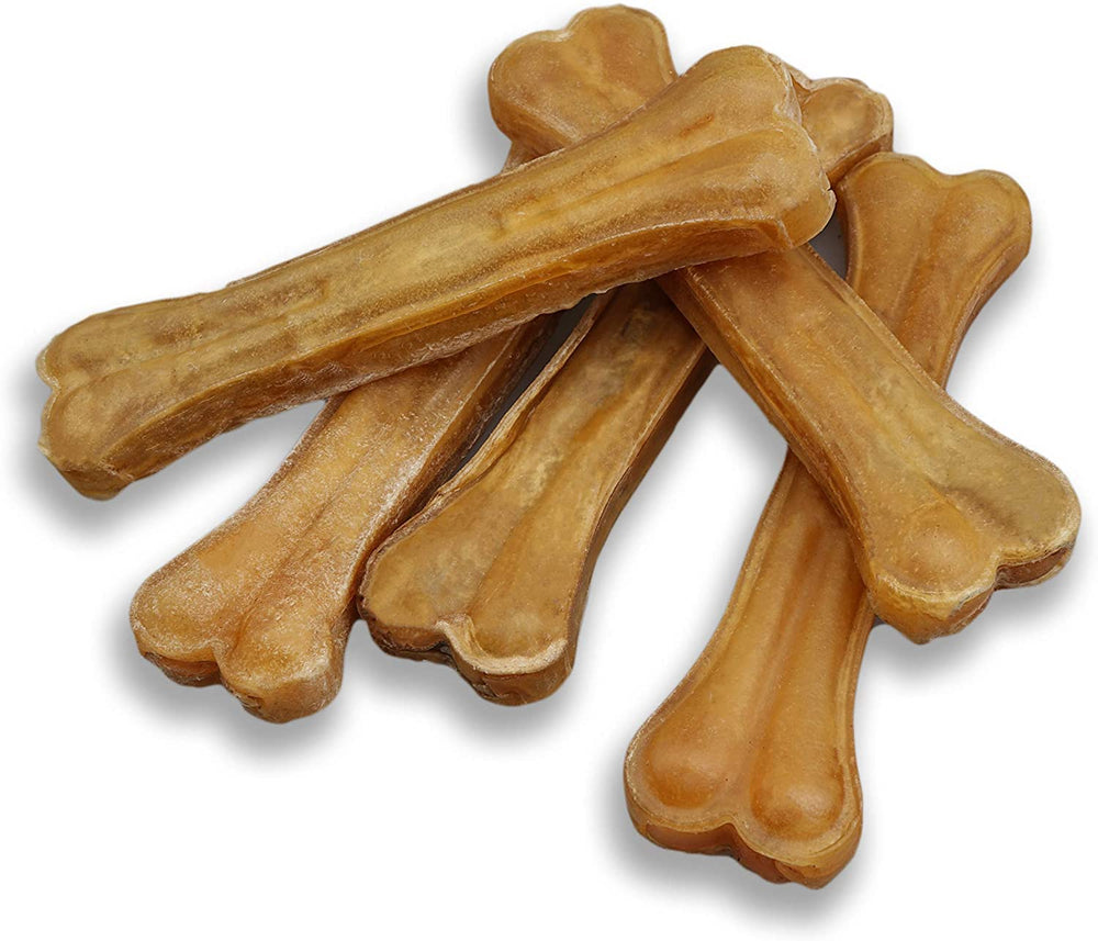Pilgrim Pet dog bones long-lasting pack shown front view for durable chews.