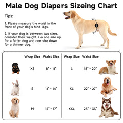 Pilviset 5 Pack Dog Diapers male closeup fabric and Velcro demonstrates secure, adjustable fit.