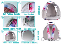 Pimoka small pet backpack ventilation holes ensure fresh air on outdoor adventures.