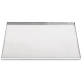 Pinnacle Systems galvanized crate pan 29x18 with easy-clean design.