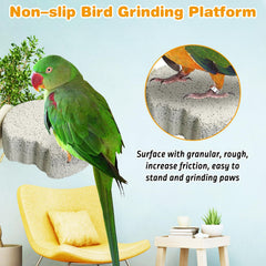 PINVNBY 8-pack parrot perches install easily on cages for quick enrichment.