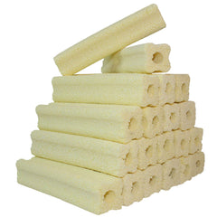 PINVNBY ceramic filter media block closeup showing porous surface for efficient filtration.